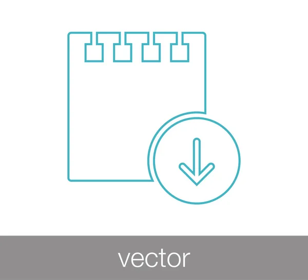 Design of file icon — Stock Vector