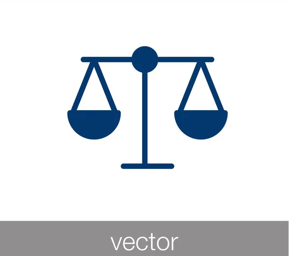 Ícone símbolo escala —  Vetores de Stock