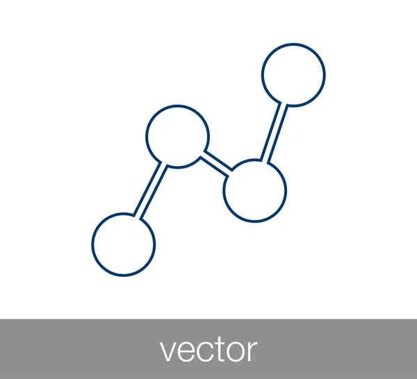 Hierarchie-Symbol. Netzwerk-Ikone. — Stockvektor