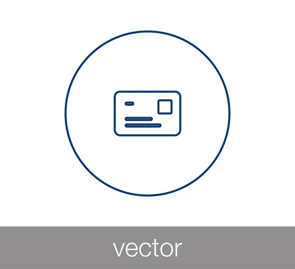 Email simple icono — Vector de stock