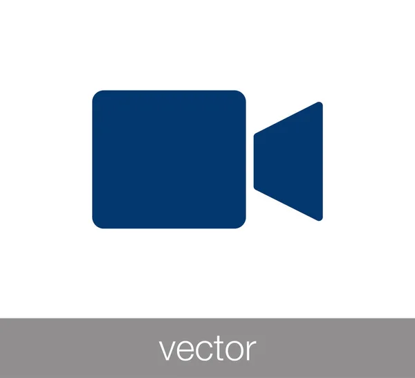 Videó kamera ikon — Stock Vector