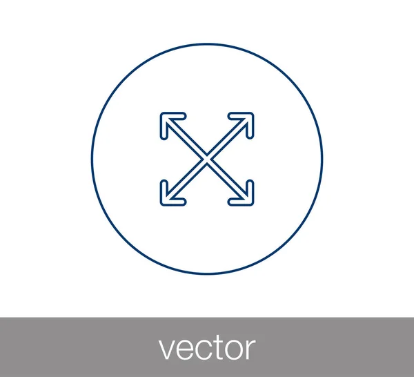 Mover ícone símbolo . —  Vetores de Stock