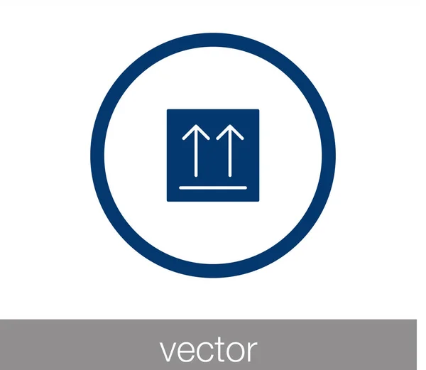 Vak pictogram. Lading vak pictogram. — Stockvector