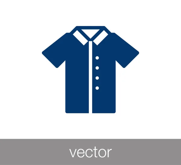 Tricou pictogramă simplă — Vector de stoc