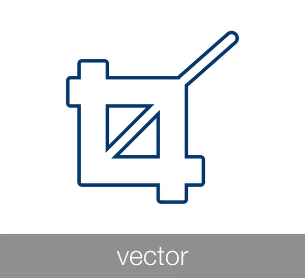 Icono de herramienta de cultivo . — Vector de stock