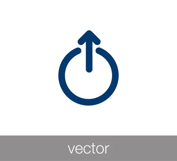 Ikona napájení symbolu. — Stockový vektor