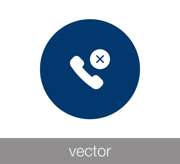 Illustrazione icona telefono . — Vettoriale Stock