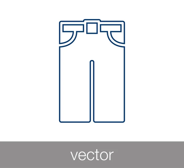 Pantalones icono simple — Vector de stock