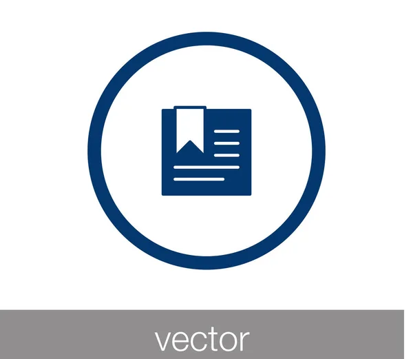 Icono de marcador. Etiqueta icono . — Vector de stock