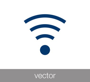 Wifi kablosuz simgesi.