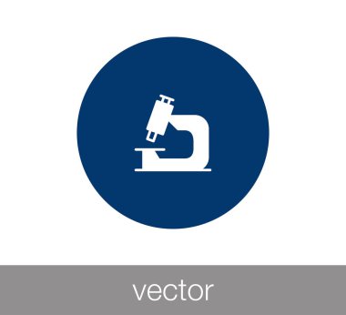 Mikroskop Düz Simgesi