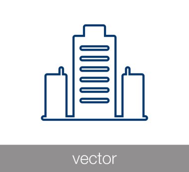 modern binalar web simgesi.