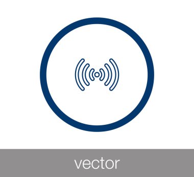 WiFi simgesi. Kablosuz simgesi.