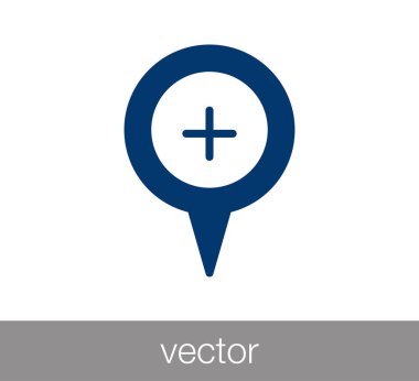 Harita iğne simgesi