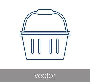 Alışveriş sepeti simgesi.