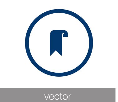 Yer imi simgesi. Bir ses etiketi simgesi.