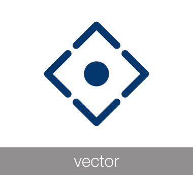 Hedef basit simgesini