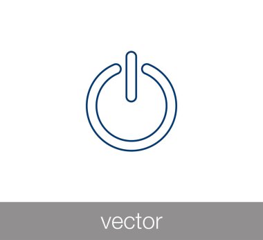 Güç simgesi simgesi.