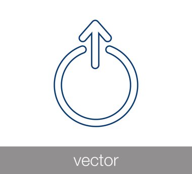 Güç simgesi simgesi.