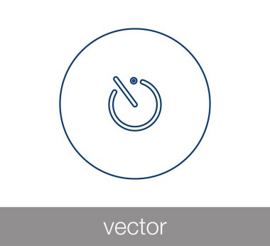 Güç simgesi simgesi.