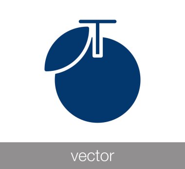 Turuncu simge tasarım