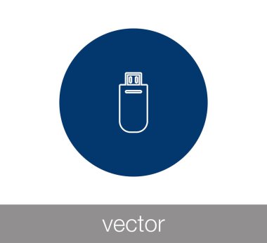 USB konektörü simgesi