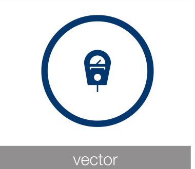 Otopark Bilet makinesi simgesini