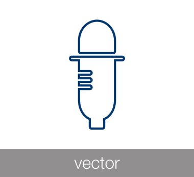 düz damlalık simgesini