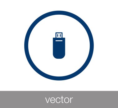 USB konektörü simgesi