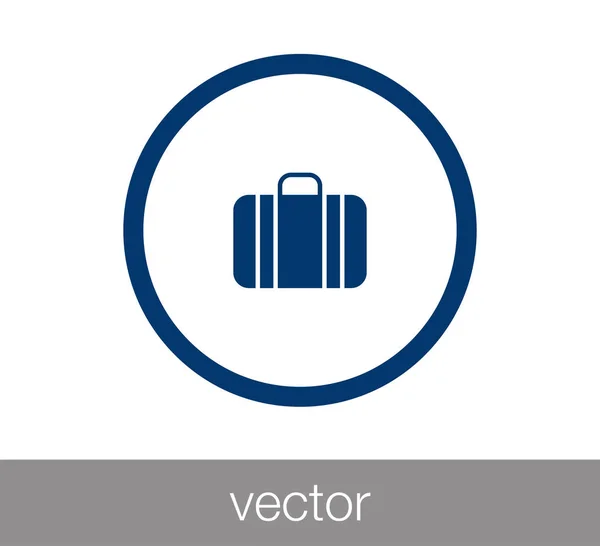 Иконка багажа . — стоковый вектор