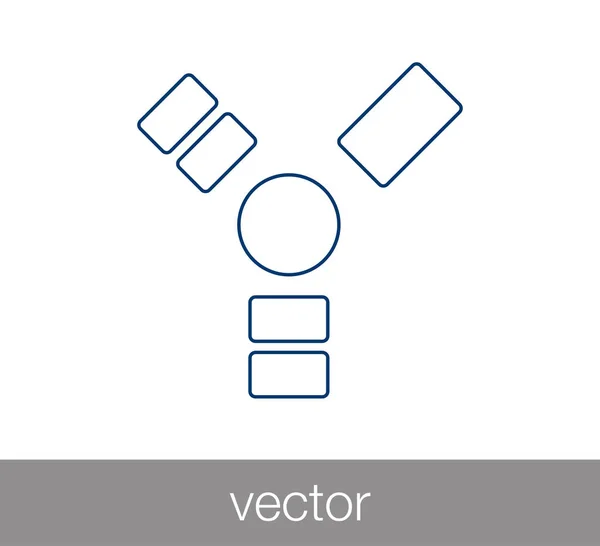 Netwerk pictogram illustratie. — Stockvector
