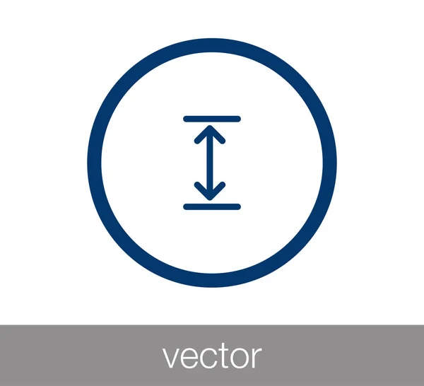 Icono de herramienta de escala — Vector de stock