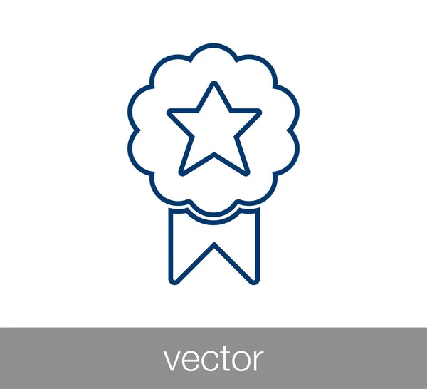 Trofeo icono simple — Vector de stock