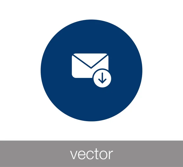 Eenvoudige e-mailpictogram — Stockvector