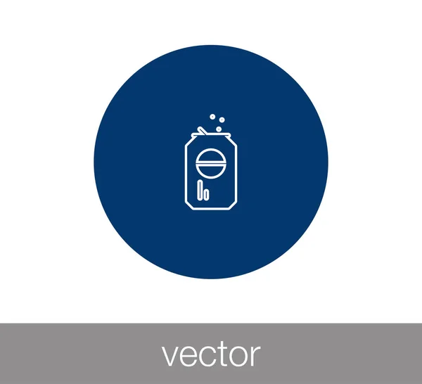 Conception de l'icône de soude — Image vectorielle