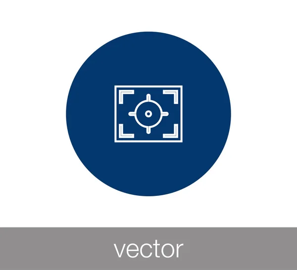 Platt bildikon — Stock vektor