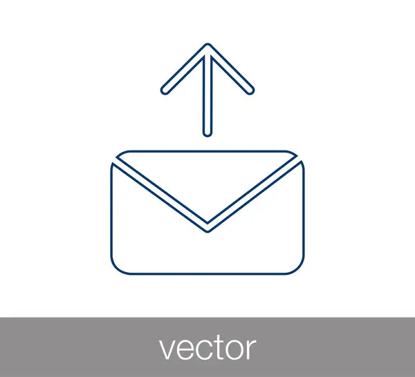 Email simple icono — Vector de stock