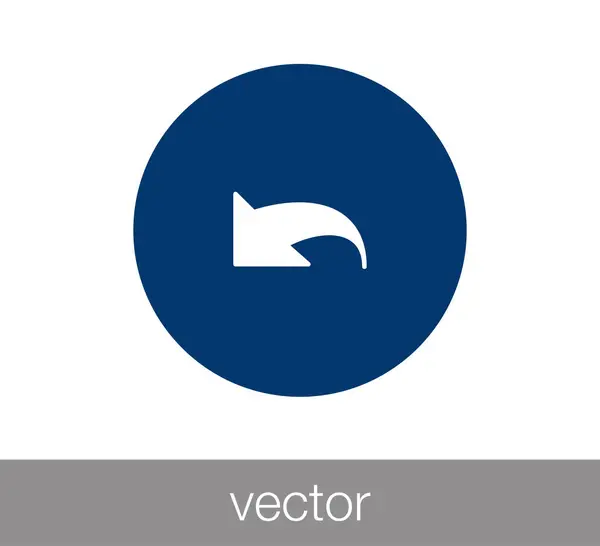 Válasz lapos ikon. — Stock Vector
