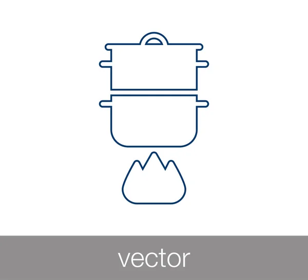 Pan icon illustration — Stock Vector