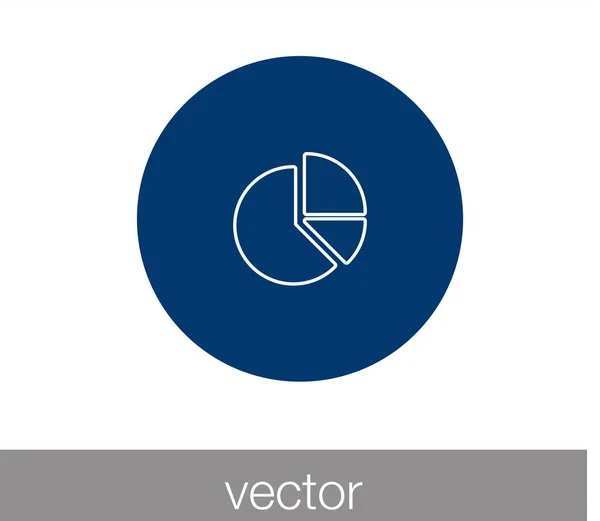 Grafiek pictogram symbool — Stockvector