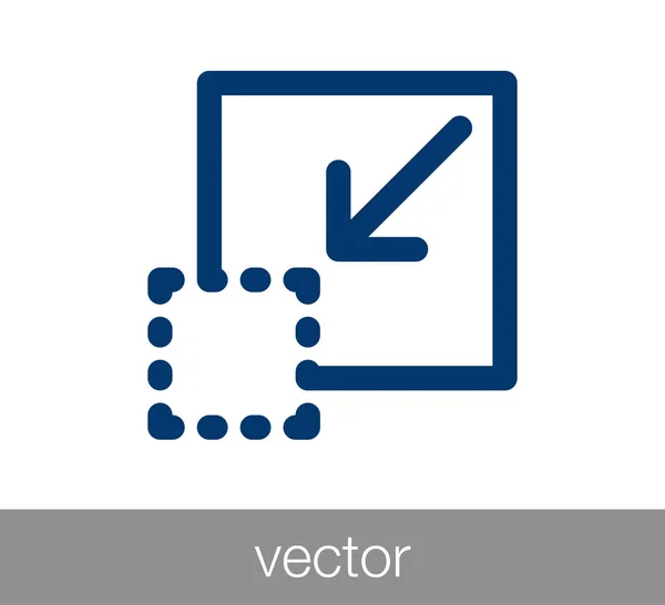 Ícone de ferramenta de escala —  Vetores de Stock