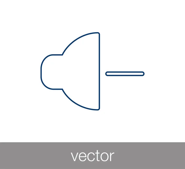 Volumensymbol verringern. — Stockvektor