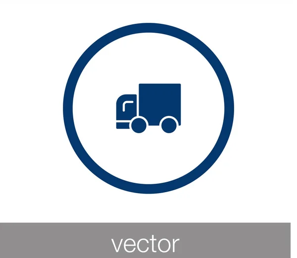 Icono del camión. icono de entrega . — Vector de stock