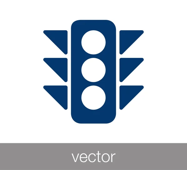Traffic lights icon. — Stock Vector