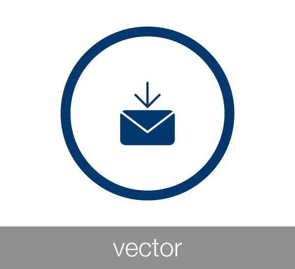 Email simple icono — Vector de stock