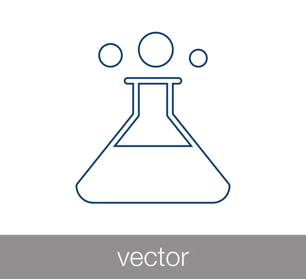 Icône bouteille chimique — Image vectorielle