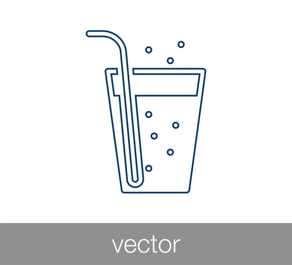 Diseño del icono de soda — Vector de stock