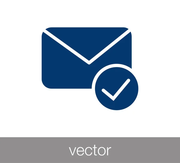 E-Mail einfaches Symbol — Stockvektor