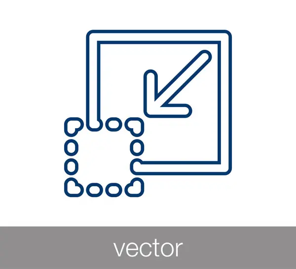 Icono de herramienta de escala — Vector de stock