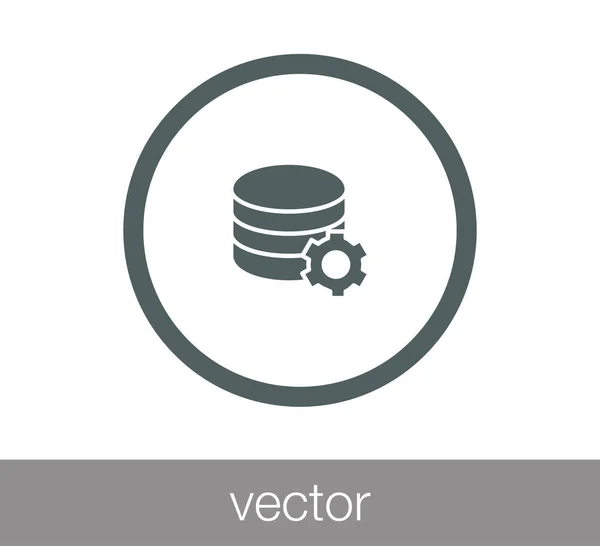 Server-Symbol. Rechenzentrumssymbol. — Stockvektor